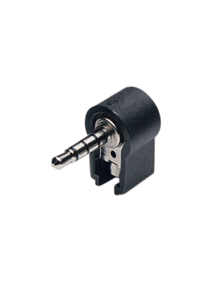 Marushin Electric - MP-435L - Jack plug ?3.5 mm 90° black 4P, MP-435L, Marushin Electric