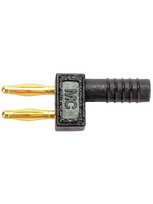 Staeubli Electrical Connectors - KS2-5,08L/1A/A - Shorting plug ? 2 mm black CAT I N/A, KS2-5,08L/1A/A, St?ubli Electrical Connectors