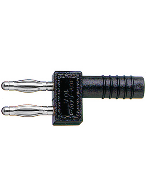 Staeubli Electrical Connectors - KS2-5,08L/1A/N - Shorting plug ? 2 mm black CAT I N/A, KS2-5,08L/1A/N, St?ubli Electrical Connectors