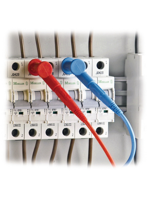 Staeubli Electrical Connectors - XMA-7 BLACK - Magnetic adapter ? 4 mm black 1000 V, 2 A, CAT III, XMA-7 BLACK, St?ubli Electrical Connectors