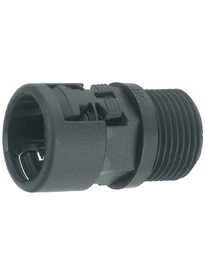 Reiku - PA-GOB-07P07 - Conduit fittingNW07 PG7 black straight, PA-GOB-07P07, Reiku