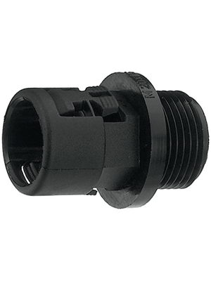 Reiku - PA-GOB-07M12 - Conduit fittingNW07 M12 x 1.5 black straight, PA-GOB-07M12, Reiku