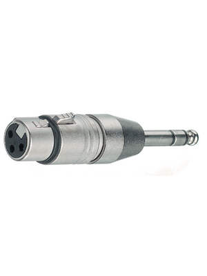 Neutrik - NA3FP - Adapter XLR 3pol to tele 6.3 mm XLR, NA3FP, Neutrik