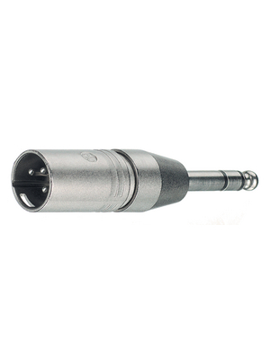 Neutrik - NA3MP - Adapter XLR 3pol to tele 6.3 mm XLR, NA3MP, Neutrik