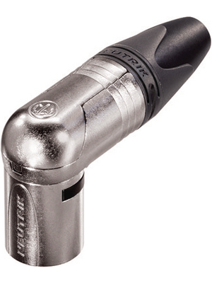 Neutrik - NC3MRX - XLR cable plug 90 3 N/A XX/RX Soldering Connections nickel-plated, NC3MRX, Neutrik