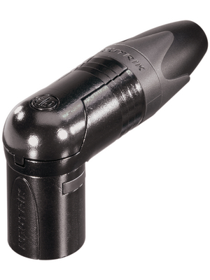 Neutrik - NC5MRX-B - XLR cable plug 90 5 N/A XX/RX Soldering Connections black, NC5MRX-B, Neutrik