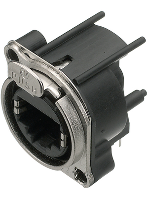 Neutrik - NE8FBH - Panel mount jack RJ 45 8 Nickel, NE8FBH, Neutrik