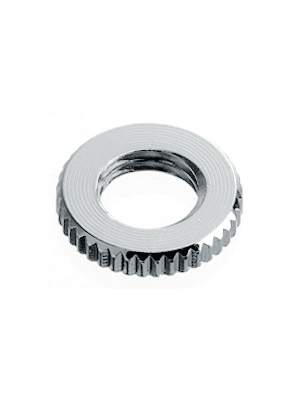 NKK - AT501M - Knurled nut M6 x 0.75 10 x 1.7 mm, AT501M, NKK