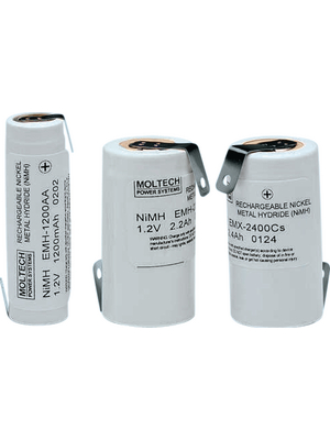 Moltech Power Systems - IMH-1200AA - NiMH rechargeable battery HR6/AA 1.2 V 1200 mAh, IMH-1200AA, Moltech Power Systems