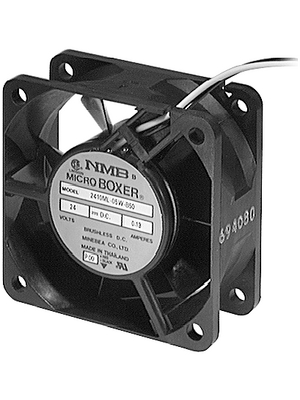 NMB - 2410ML-04W-B50-D00 - Axial fan DC 60 x 60 x 25 mm 39 m3/h 12 VDC 2.4 W, 2410ML-04W-B50-D00, NMB