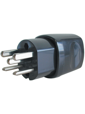 Steffen - 149644 - Plug N/A black CH  / Type 25, 149644, Steffen