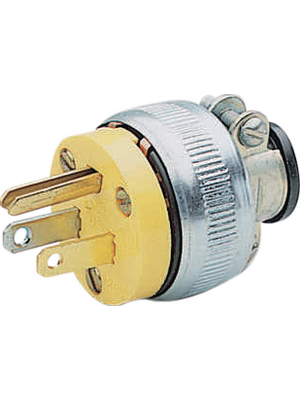 Cooper Wiring Devices - 2867 - Plug N/A yellow USA, 2867, Cooper Wiring Devices