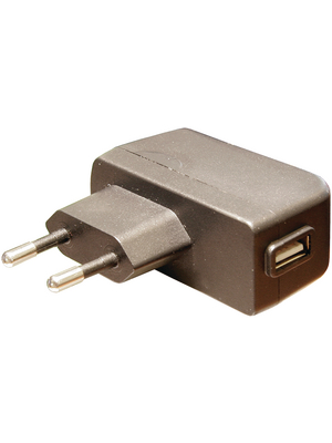 Nordic Power - ADS005A-B 050100 - USB Power Supply, 5 VDC, Euro plug, ADS005A-B 050100, Nordic Power