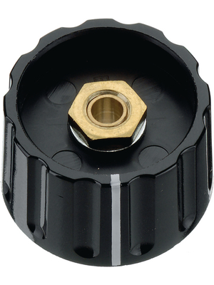 Elma - 021-5415 - Rotary knob 28 mm light grey with line, 021-5415, Elma