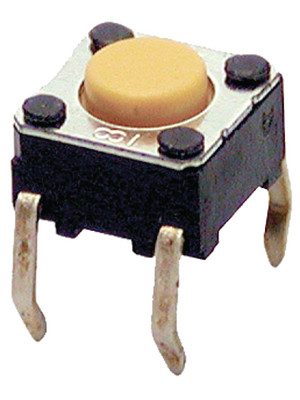 Omron Electronic Components - B3F-1070 - PCB Switch 24 VDC 50 mA Through Hole THT black, B3F-1070, Omron Electronic Components