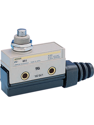 Omron Industrial Automation - ZC-Q55 - Micro switch 10 A Cap tappet N/A 1 change-over (CO), ZC-Q55, Omron Industrial Automation