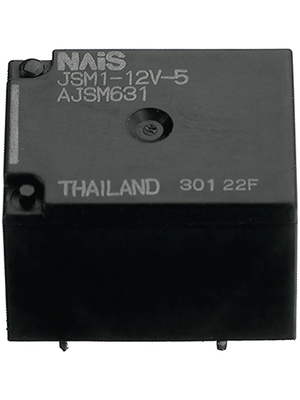 Panasonic - JSM1-12V-5 - PCB power relay 12 VDC 640 mW, JSM1-12V-5, Panasonic