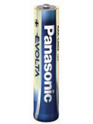 Panasonic Automotive & Industrial Systems - LR03EGE EVOLTA - Primary battery 1.5 V LR03/AAA Pack of 4 pieces, LR03EGE EVOLTA, Panasonic Automotive & Industrial Systems