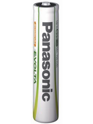 Panasonic - P03E/4BC800 EVOLTA - NiMH rechargeable battery HR03/AAA 1.2 V 800 mAh PU=Pack of 4 pieces, P03E/4BC800 EVOLTA, Panasonic