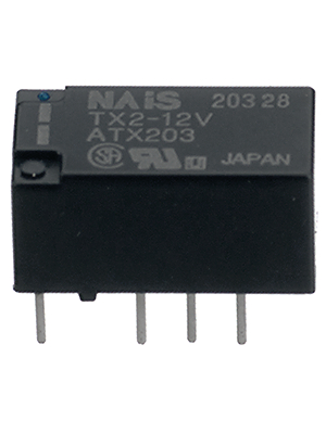 Panasonic - TX2-5V - Signal relay 5 VDC 178 Ohm 140 mW THD, TX2-5V, Panasonic