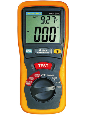 Pancontrol - PAN 5500 - Insulation tester 2000 MOhm 250 VDC / 500 VDC / 1000 VDC 750 VAC, PAN 5500, Pancontrol