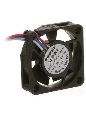 EBM-Papst - 252N/2 - Axial fan DC 25 x 25 x 8 mm 3.2 m3/h 12 VDC 0.5 W, 252N/2, EBM-Papst