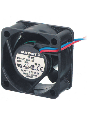 EBM-Papst - 414 - Axial fan DC 40 x 40 x 20 mm 10 m3/h 24 VDC 1.0 W, 414, EBM-Papst