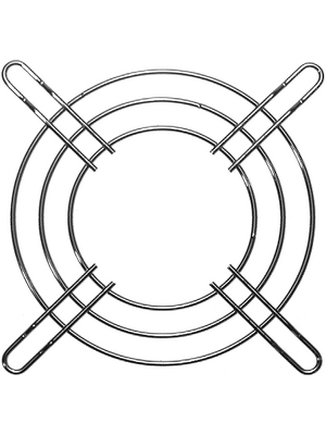 EBM-Papst - LZ22N - Protective grid Metal 80 x 80 mm, LZ22N, EBM-Papst