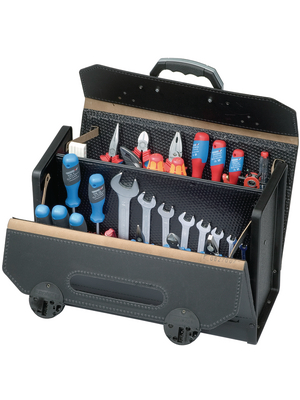 Parat - 16.000-571 - Tool case 420 x 315 x 185 mm 3.1 kg ABS, cowhide leather, Con-Pearl?, 16.000-571, Parat
