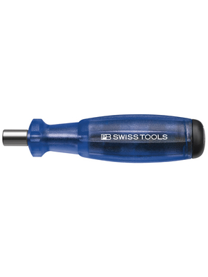 PB Swiss Tools - PB 6460 BL - Bit holder with 8 bits, blue, PB 6460 BL, PB Swiss Tools