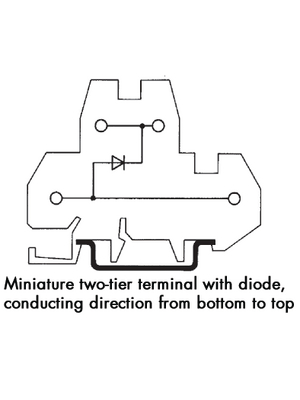 Phoenix Contact - MBKKB 2,5 DIO/U-O - Terminal block grey 0.2...2.5 mm2, MBKKB 2,5 DIO/U-O, Phoenix Contact