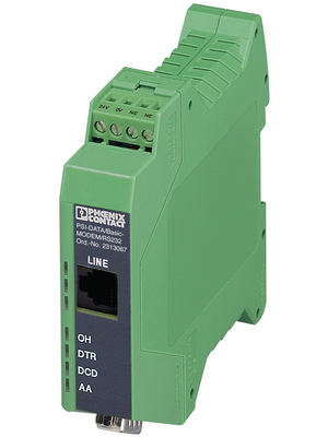 Phoenix Contact - PSI-DATA/BASIC-MODEM/RS232 - Industrial analogue modem, PSI-DATA/BASIC-MODEM/RS232, Phoenix Contact