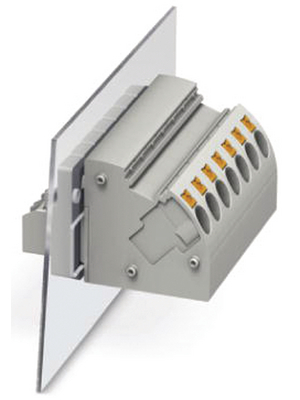 Phoenix Contact - PW 4-POT-SCM/S - Feed-through terminal block grey Push-In 1P, PW 4-POT-SCM/S, Phoenix Contact