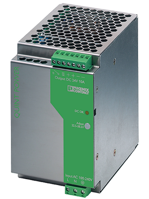 Phoenix Contact - QUINT-PS-100-240AC/24DC/10 - Switched-mode power supply / 10 A, QUINT-PS-100-240AC/24DC/10, Phoenix Contact