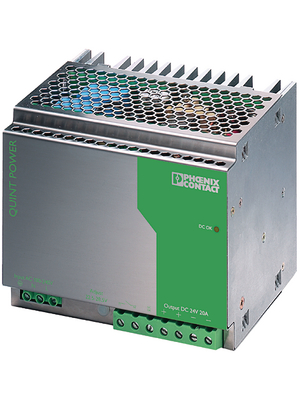 Phoenix Contact - QUINT-PS-100-240AC/24DC/20 - Switched-mode power supply / 20 A, QUINT-PS-100-240AC/24DC/20, Phoenix Contact