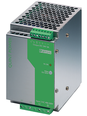 Phoenix Contact - QUINT-PS-3X400-500AC/24DC/5 - Switched-mode power supply / 5 A, QUINT-PS-3X400-500AC/24DC/5, Phoenix Contact