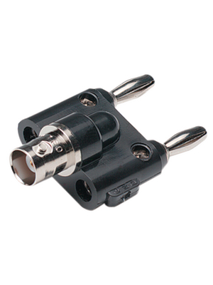 Pomona - 1269 - BNC Female Connector C 2x Binding Posts ? 4 mm / BNC 30 VAC 60 VDC 52.1 mm, 1269, Pomona