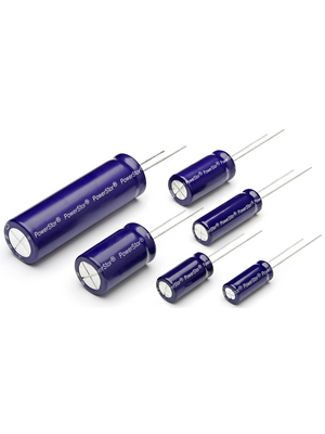 PowerStor - HB0820-2R5305-R - Ultra capacitor 3.0 F 2.5 VDC, HB0820-2R5305-R, PowerStor