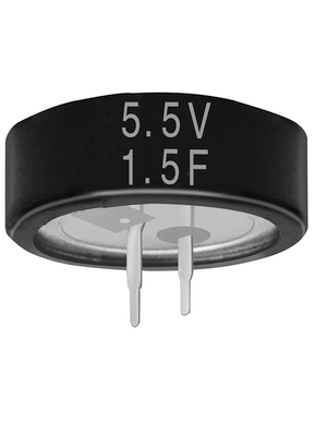 PowerStor - KR-5R5C224-R - Ultra capacitor 220 mF 5.5 VDC, KR-5R5C224-R, PowerStor