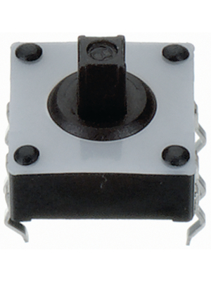 Knitter-Switch - TSJ 31 - Print key with center push function 15 VDC 20 mA Through Hole THT, TSJ 31, Knitter-Switch