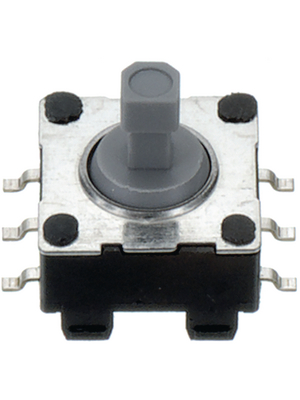 Knitter-Switch - TSSJ 30 - Print key with center push function 15 VDC 20 mA SMD, TSSJ 30, Knitter-Switch