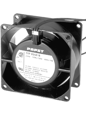 EBM-Papst - 8880V - Axial fan AC 80 x 80 x 38 mm 29 m3/h 230 VAC 9 W, 8880V, EBM-Papst