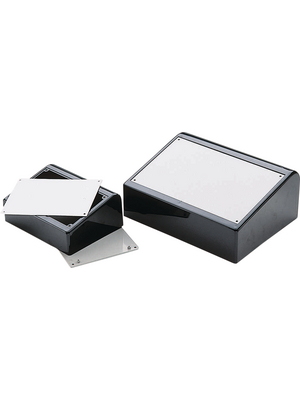 Camdenboss - BIM8007-BLK/PG - Desktop enclosure black-silver 243 x 187 x 103 mm ABS N/A, BIM8007-BLK/PG, Camdenboss