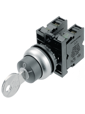Eaton - M22-WRS/K11 - Key switch, complete, M22-WRS/K11, Eaton