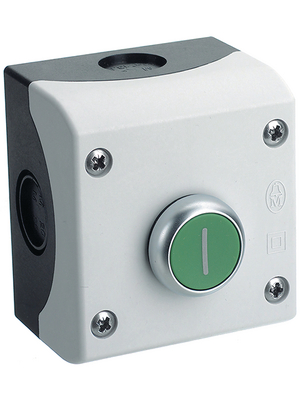 Eaton - M22-D-G-X1/KC11/I - Pushbutton in surface mount housing, M22-D-G-X1/KC11/I, Eaton