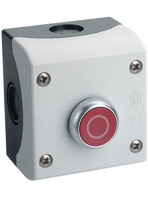 Eaton - M22-D-R-X0/KC11/I - Pushbutton in surface mount housing, M22-D-R-X0/KC11/I, Eaton