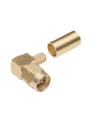 Radiall - R124 172 123W - SMA cable plug, angled, R124 172 123W, Radiall