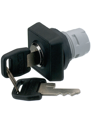 RAFI - 1.30.076.051/0000 - Key switch 25 x 25 mm 0/90, 1.30.076.051/0000, RAFI