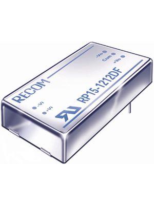Recom - RP15-123.3SF - DC/DC converter 9...18 VDC 3.3 VDC, RP15-123.3SF, Recom