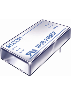 Recom - RP20-123.3SF - DC/DC converter 9...18 VDC 3.3 VDC, RP20-123.3SF, Recom